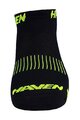 HAVEN Knöchelhohe Fahrradsocken - SNAKE SILVER NEO 2PAK - Schwarz/Gelb