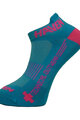 HAVEN Knöchelhohe Fahrradsocken - SNAKE SILVER NEO 2PAK - Blau/Rosa