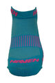 HAVEN Knöchelhohe Fahrradsocken - SNAKE SILVER NEO 2PAK - Blau/Rosa