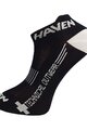 HAVEN Knöchelhohe Fahrradsocken - SNAKE SILVER NEO 2PAK - Schwarz/Weiß