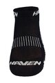 HAVEN Knöchelhohe Fahrradsocken - SNAKE SILVER NEO 2PAK - Schwarz/Weiß