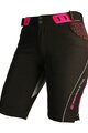 HAVEN Fahrradshorts ohne Träger - SINGLETRAIL WMS - Schwarz/Rosa