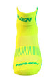 HAVEN Klassische Fahrradsocken - LITE SILVER NEO 2PAK - Gelb/Grün