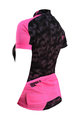 HAVEN Kurzarm Fahrradtrikot - SINGLETRAIL WOMEN - Schwarz/Rosa