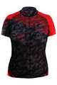 HAVEN Kurzarm Fahrradtrikot - SINGLETRAIL WOMEN - Schwarz/Rot