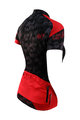 HAVEN Kurzarm Fahrradtrikot - SINGLETRAIL WOMEN - Schwarz/Rot