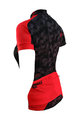 HAVEN Kurzarm Fahrradtrikot - SINGLETRAIL WOMEN - Schwarz/Rot