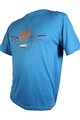 HAVEN Kurzarm Fahrradtrikot - NAVAHO II SHORT - Blau/Orange