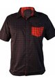 HAVEN Hemd - AGNESS SLIMFIT - Schwarz/Rot