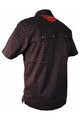 HAVEN Hemd - AGNESS SLIMFIT - Schwarz/Rot