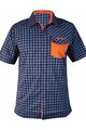 HAVEN Hemd - AGNESS SLIMFIT - Orange/Blau