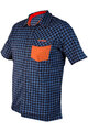 HAVEN Hemd - AGNESS SLIMFIT - Orange/Blau