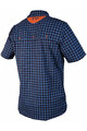 HAVEN Hemd - AGNESS SLIMFIT - Orange/Blau