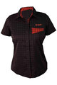 HAVEN Hemd - AGNESS SLIMFIT - Schwarz/Rot