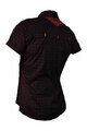 HAVEN Hemd - AGNESS SLIMFIT - Schwarz/Rot