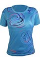 HAVEN Kurzarm Fahrradtrikot - ENERGY CRAZY SHORT - Blau