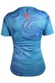 HAVEN Kurzarm Fahrradtrikot - ENERGY CRAZY SHORT - Blau