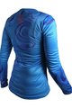 HAVEN Langarm Fahrradtrikot für den Sommer - ENERGY CRAZY LONG - Blau