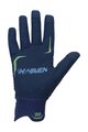 HAVEN Langfinger-Fahrradhandschuhe - FACTORY TRAIL - Blau/Gelb