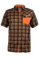 HAVEN Hemd - AGNESS SLIMFIT - Orange/Grün