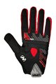 HAVEN Langfinger-Fahrradhandschuhe - DEMO NEO LONG - Schwarz/Rot