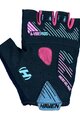 HAVEN Fingerlose Fahrradhandschuhe - DEMO NEO SHORT - Schwarz/Rosa