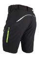 HAVEN Fahrradshorts ohne Träger - NAVAHO SHORTY - Schwarz/Grün
