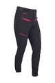 HAVEN Lange Fahrradhose ohne Träger  - FACTORY AIR - Schwarz/Rosa