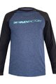 HAVEN Langarm Fahrradtrikot für den Sommer - FACTORY TRAIL - Blau/Schwarz