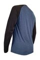 HAVEN Langarm Fahrradtrikot für den Sommer - FACTORY TRAIL - Blau/Schwarz