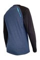 HAVEN Langarm Fahrradtrikot für den Sommer - FACTORY TRAIL - Blau/Schwarz