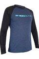 HAVEN Langarm Fahrradtrikot für den Sommer - FACTORY TRAIL - Blau/Schwarz