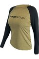 HAVEN Langarm Fahrradtrikot für den Sommer - FACTORY TRAIL W - Braun/Schwarz
