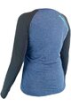 HAVEN Langarm Fahrradtrikot für den Sommer - FACTORY TRAIL - Schwarz/Blau