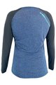 HAVEN Langarm Fahrradtrikot für den Sommer - FACTORY TRAIL - Schwarz/Blau