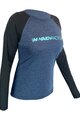 HAVEN Langarm Fahrradtrikot für den Sommer - FACTORY TRAIL - Schwarz/Blau