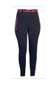 HAVEN Lange Fahrradhose ohne Träger  - NALISHA SLIMFIT - Schwarz/Rosa