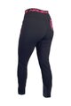 HAVEN Lange Fahrradhose ohne Träger  - NALISHA SLIMFIT - Schwarz/Rosa
