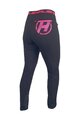 HAVEN Lange Fahrradhose ohne Träger  - NALISHA SLIMFIT - Schwarz/Rosa