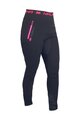 HAVEN Lange Fahrradhose ohne Träger  - NALISHA SLIMFIT - Schwarz/Rosa