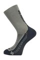 HAVEN Klassische Fahrradsocken - STRUCTURE LONG 2PAK - Schwarz/Grau