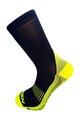 HAVEN Klassische Fahrradsocken - STRUCTURE LONG 2PAK - Schwarz/Gelb