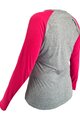HAVEN Langarm Fahrradtrikot für den Sommer - FACTORY TRAIL W - Grau/Rosa