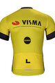 BONAVELO Kurzarm Fahrradtrikot - VISMA 2024 - Gelb/Schwarz