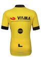 BONAVELO Kurzarm Fahrradtrikot - VISMA 2024 KIDS - Gelb/Schwarz