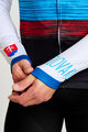 BONAVELO Langarm Fahrradtrikot für den Winter - SLOVAKIA WINTER - Weiß/mehrfarbig