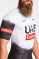 BONAVELO Kurzarm Fahrradtrikot - UAE 2025 - Weiß/Schwarz