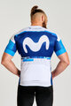 BONAVELO Kurzarm Fahrradtrikot - MOVISTAR 2025 - Weiß/Blau