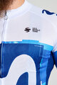 BONAVELO Kurzarm Fahrradtrikot - MOVISTAR 2025 - Weiß/Blau