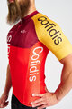 BONAVELO Kurzarm Fahrradtrikot - COFIDIS 2025 - Rot/Gelb